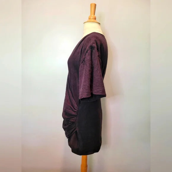 Lovers + Friends Thaylise Linen Black Surplice V Neck Mini Dress SZ S - Picture 3 of 12